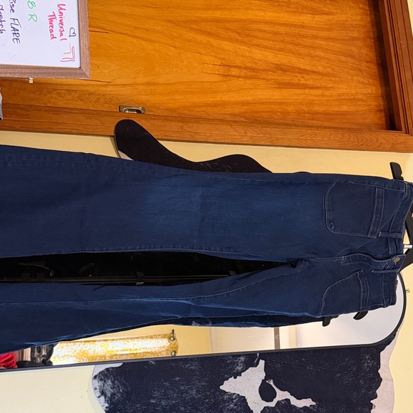 Universal Thread Navy Women's Flare Jeans - Picture 3 of 5
